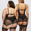 The Hero Cami Suspender Black/Red - Image 8