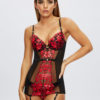 The Hero Cami Suspender Black/Red - Image 9