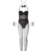 Lace Tuxedo Bunny Black - Image 3