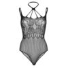 Leg Avenue Strappy Halter Thong Teddy - Image 6