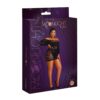 Moonlight Off the Shoulder Black Mini Dress Plus Size - Image 6