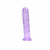 Loving Joy 7.5 Inch Suction Cup Dildo Purple - Image 4