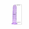 Loving Joy 7.5 Inch Suction Cup Dildo Purple - Image 5