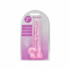 Loving Joy 7 Inch Dildo with Balls Pink - Image 5