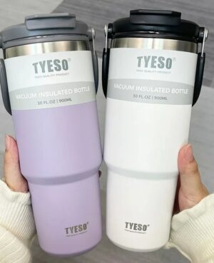 Tyeso Thermos Coffee Cup - Double-layer Insulation Travel Mug