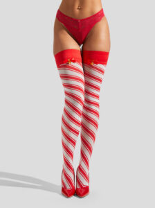 Christmas Candy Cane Bow Hold Ups