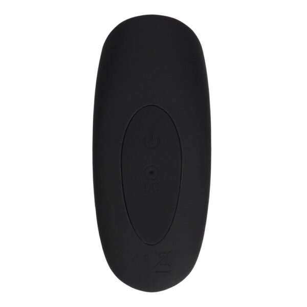 Smooth Vibrating Anal Plug with Remote Control Black - Image 10