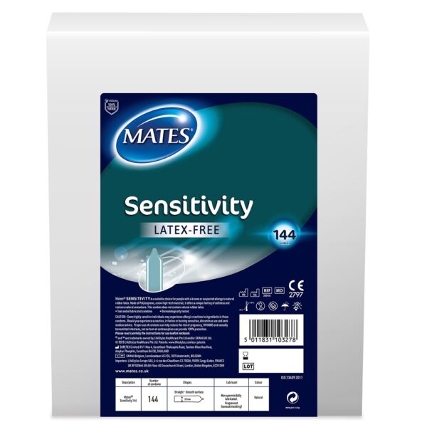 Mates Sensitivity Condom BX144 Clinic Pack