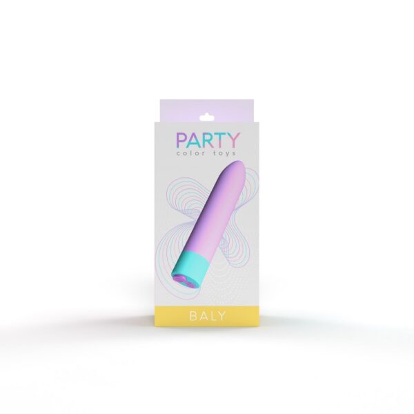 Party Color BALY Bullet Vibrator Purple - Image 4