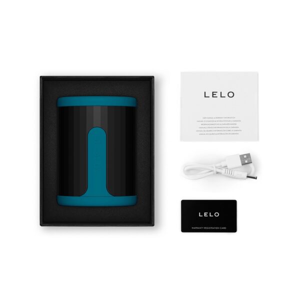 LELO F2 Stamina Trainer and Stroker Blue - Image 4