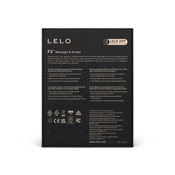 LELO F2 Stamina Trainer and Stroker Blue - Image 5