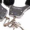 Black Faux Fur Handcuffs - Image 4