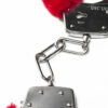 Red Faux Fur Handcuffs - Image 4