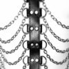 Open Cup Body Harness with Chains