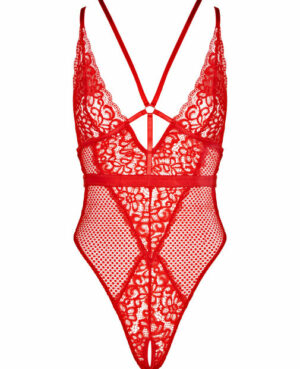 The Obsession Crotchless Body – Red