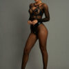 The Minx Crotchless Body – Black - Image 6