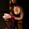Satin And Lace Blindfold - Image 2