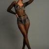 Diamante and Chain Bra Harness
