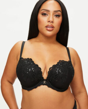 The Icon Fuller Bust Padded Plunge Bra