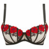 Caged Rose Non Padded Fuller Bust Balcony Bra - Image 6