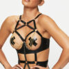 The Minx Luxe Crotchless Body – Black - Image 3
