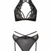 Rosella Crotchless Set – Black