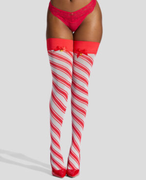 Christmas Candy Cane Bow Hold Ups