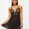 Diamond Kiss Chemise Black