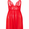 Diamond Heart Chemise – Red