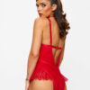 Exuberant Crotchless Teddy – Red - Image 4