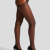 Fishnet Strappy Crotchless Tights - Image 3