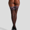 Lace Top Contrast Hold ups - Image 2