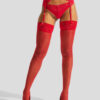 Lace Top Glossy Stockings - Image 7