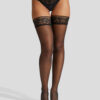 Scallop Edged Lace Top Hold Ups