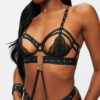 Unleash Me Crotchless Set – Black - Image 3