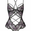 Affectionate Crotchless Teddy – Black - Image 2