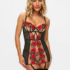 Caged Rose Padded Cami Suspender