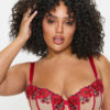Caged Rose Non Padded Fuller Bust Balcony Bra - Image 3
