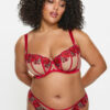 Caged Rose Non Padded Fuller Bust Balcony Bra