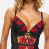 Caged Rose Padded Basque - Image 5
