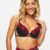 Caged Rose Padded Plunge Bra - Image 3
