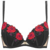 Caged Rose Padded Plunge Bra - Image 2