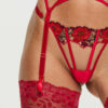 Caged Rose Suspender Belt - Image 6