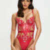 Dark Side Crotchless Body – Bright Red