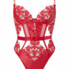 Dark Side Crotchless Body – Bright Red - Image 2