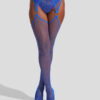 Diamante Fishnet Tights - Image 6