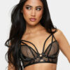 Evoke PU Non Padded Plunge Bra - Image 3