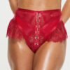 Exuberant Crotchless Set – Red - Image 5