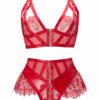 Exuberant Crotchless Set – Red - Image 2