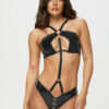 Inviting Crotchless Set – Black